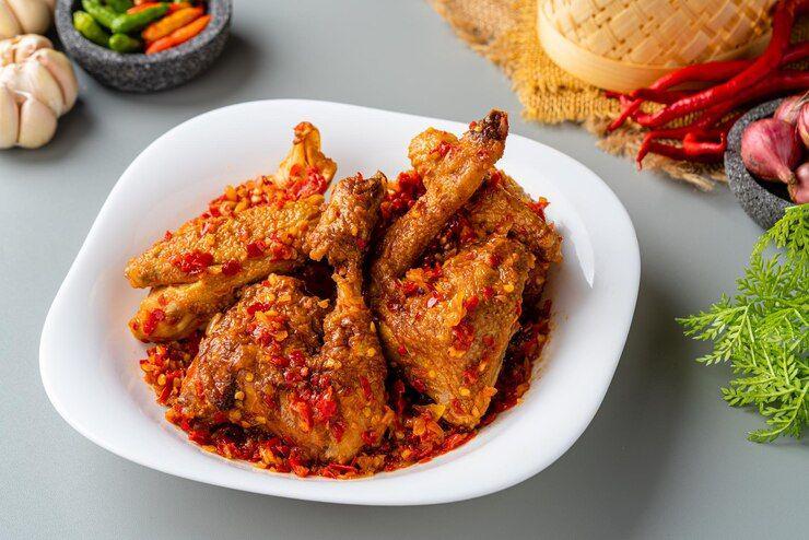 Resep Ayam Bumbu Rujak, Pedasnya Menggugah Selera