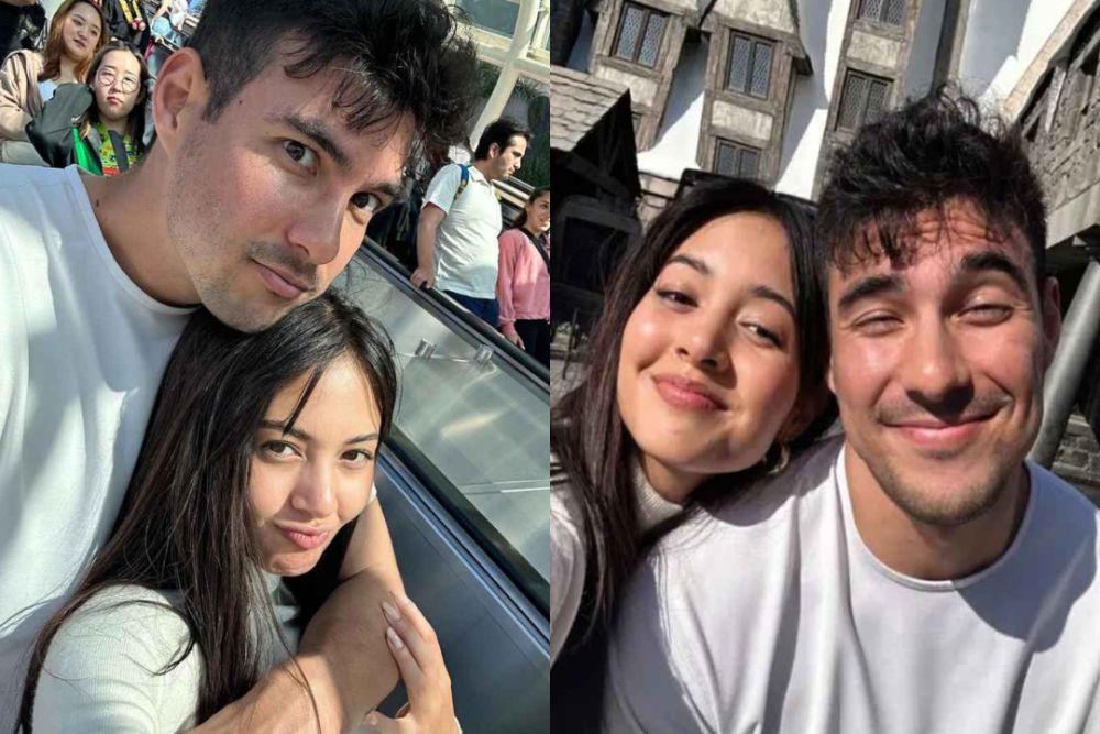7 Potret Gaya Pacaran Aurelie Moeremans dan Tyler Bigenho, Mesra!