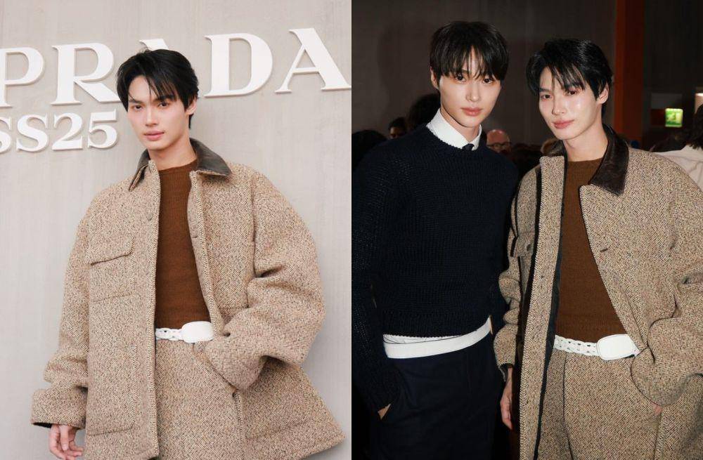 potret Win Metawin di Milan Fashion Week(instagram.com/winmetawin)