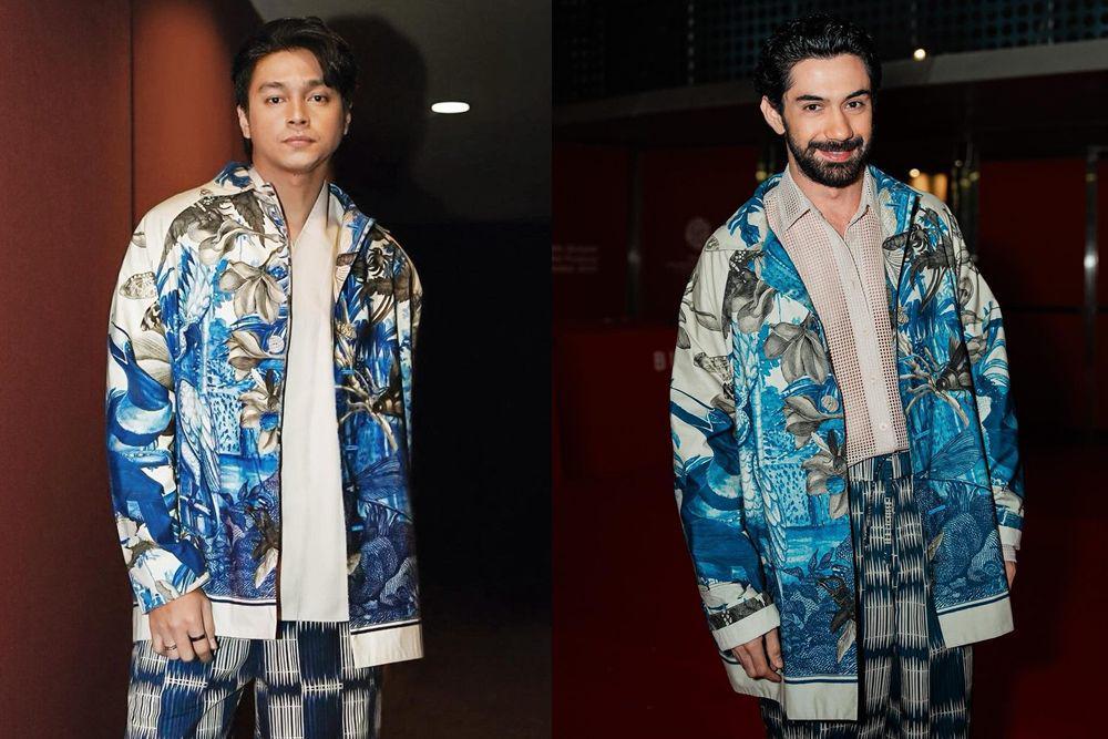 7 Adu Gaya Deva Mahenra dan Reza Rahadian, Super Stylish!