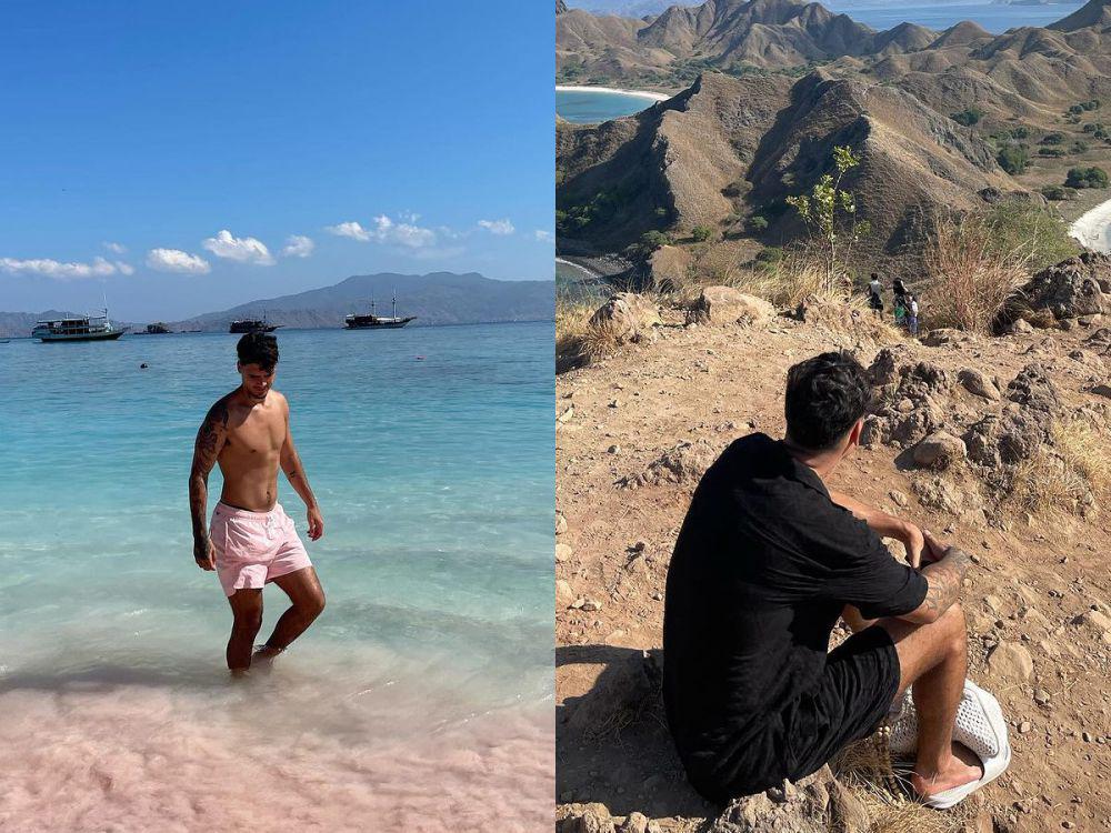 7 Potret Shayne Pattynama Liburan di Labuan Bajo, Enjoy Pantai!