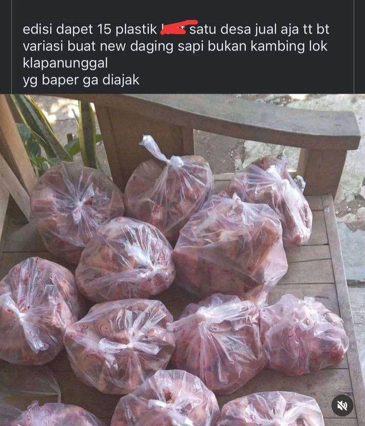meme daging kurban (instagram.com/jakarta.keras)