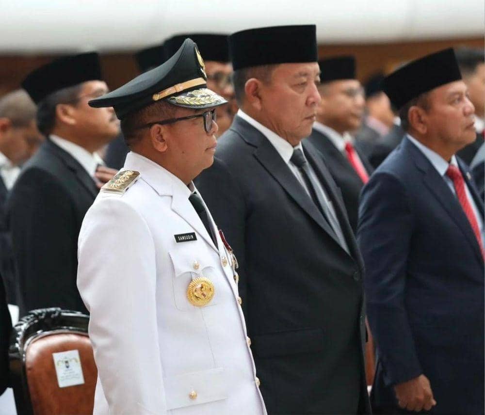 Menteri Dalam Negeri (Mendagri) Tito Karnavian resmi melantik Staf Ahli Bidang Hukum Kementerian Pemuda dan Olahraga (Kemenpora) Samsudin sebagai Penjabat (Pj) Gubernur Lampung (instagram/pemprov Lampung)