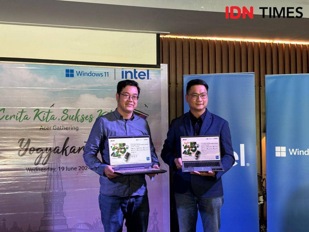 Acer 25 Tahun, Cerita Kita, di Yogyakarta, Rabu (19/6/2024). (IDN Times/Herlambang Jati Kusumo)