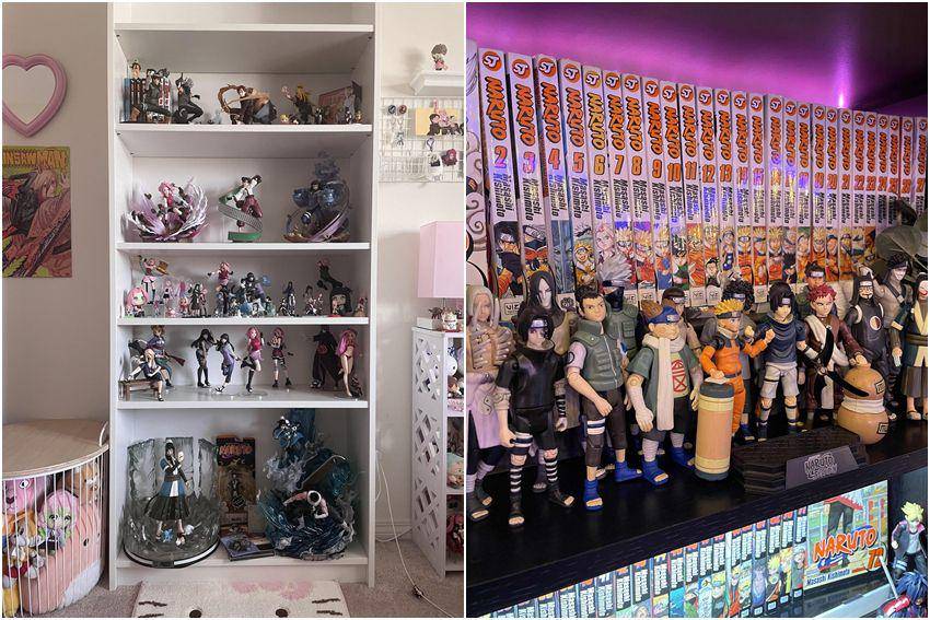 kolase potret koleksi figur aksi Naruto (reddit.com/user/luuvcore | reddit.com/user/XOXOlilBoyBlu)