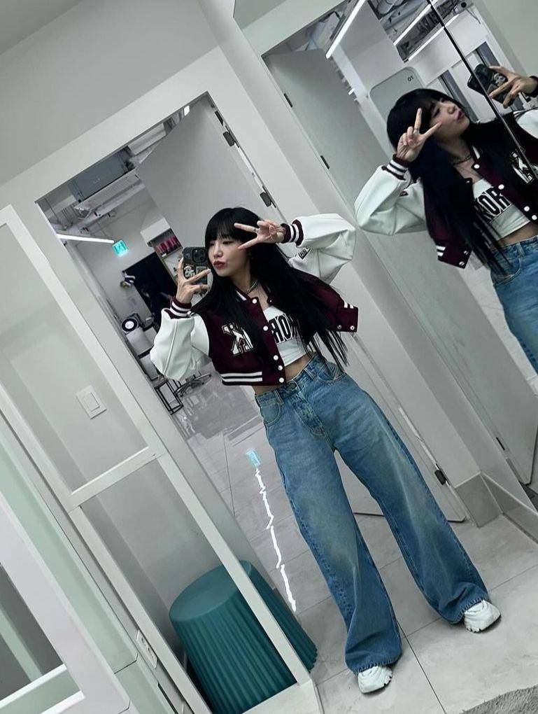 Style boyish Eunji APINK (instagram.com/artist_eunji)