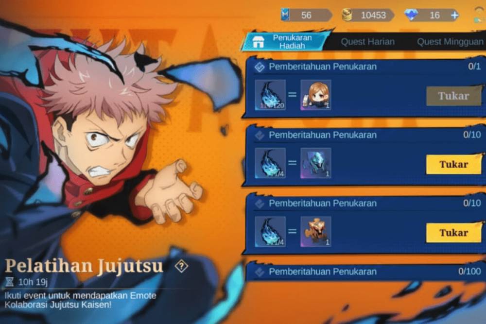 event Pelatihan Jujutsu di Mobile Legends (dok. Moonton/Mobile Legends: Bang Bang)