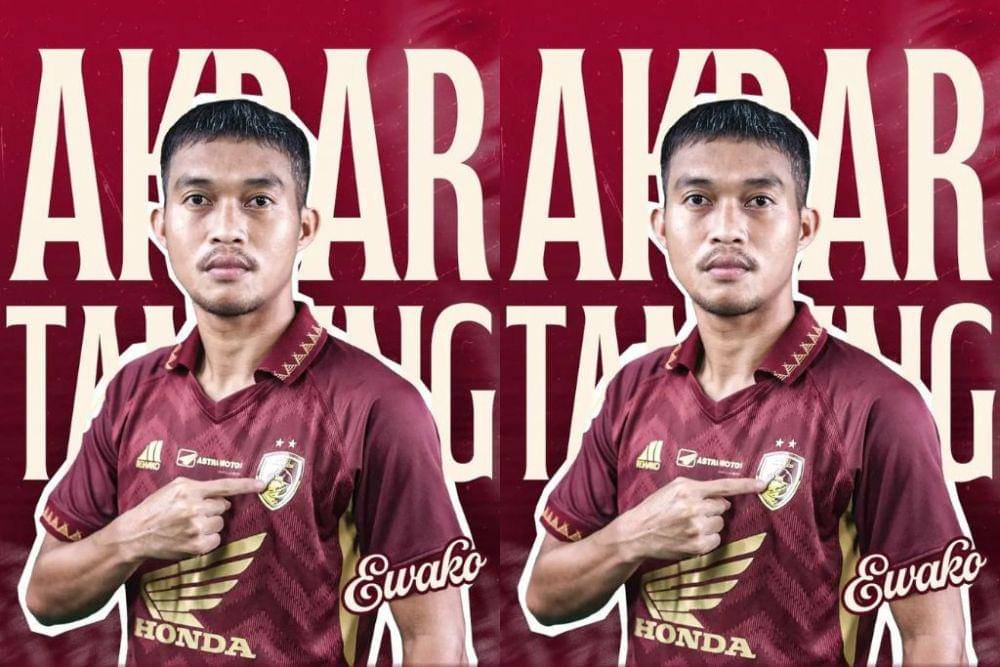 Foto pengumuman perpanjangan kontrak Akbar Tanjung sebagai PSM Makassar untuk musim 2024/25. (Instagram.com/psm_makassar)