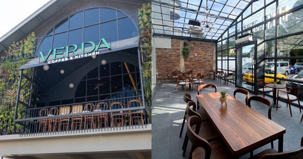 Verda Coffee & Kitchen (kiri) dan Onkel John's Coffee (kanan), dua tempat nongkrong di Kota Makassar. (Kolase Berbagai Sumber)