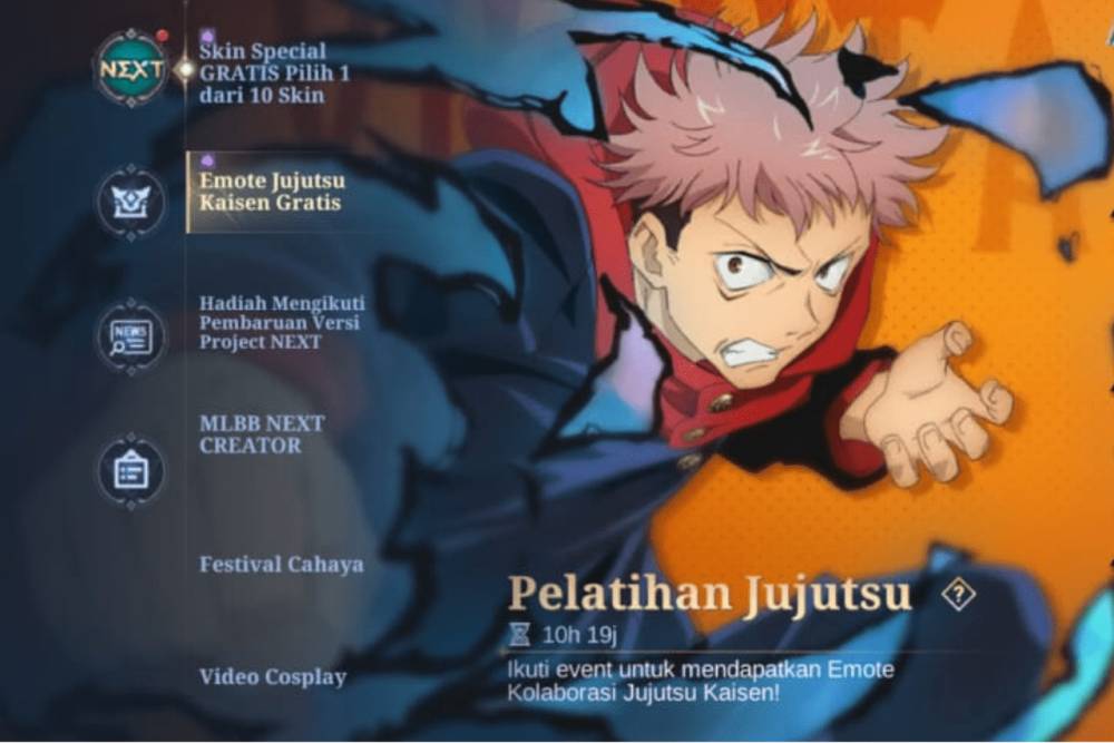 event Pelatihan Jujutsu di Mobile Legends (dok. Moonton/Mobile Legends: Bang Bang)