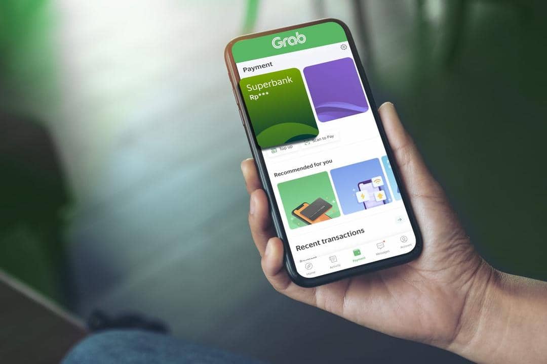 Ilustrasi Layanan Superbank Dalam Aplikasi Grab/Dok Superbank