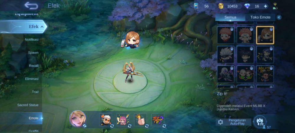 battle emote Zip It di Mobile Legends (dok. Moonton/Mobile Legends: Bang Bang)
