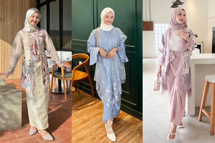 12 Ragam Outfit Brokat Siska Amera, Pas Buat Kondangan!