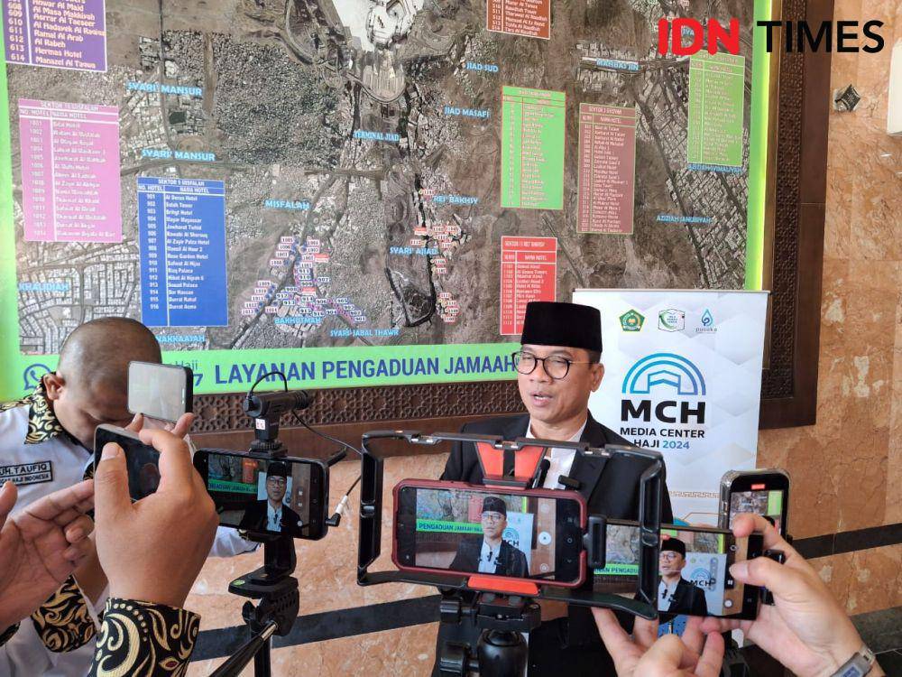 Wakil Ketua MPR, Yandri Susanto saat melakukam konferensi pers, Kamis (20/6/2024). IDN Times/Faiz Nashrillah