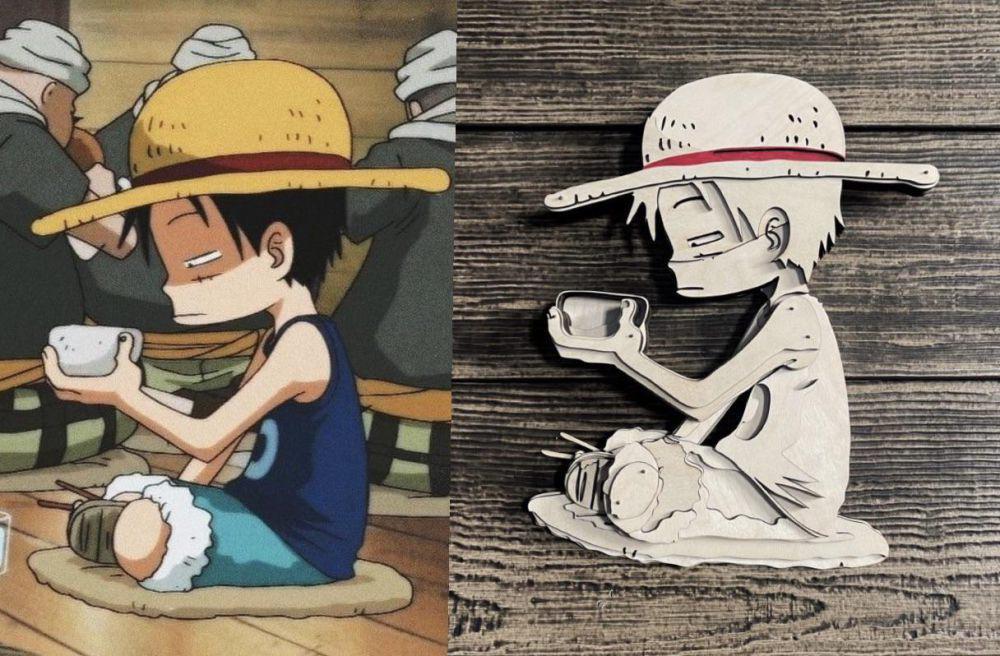 7 Karya Buatan Tangan Bertema Luffy, Lakon di One Piece