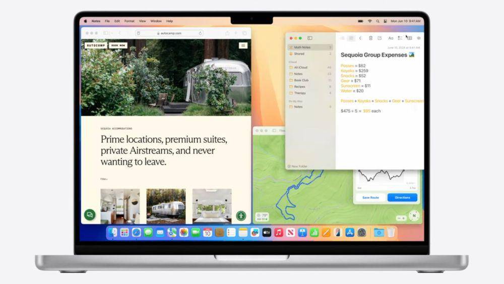 macOS Sequoia (dok. Apple)