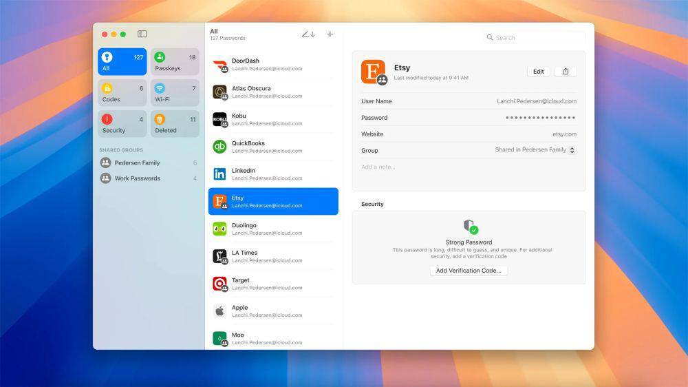 macOS Sequoia (dok. Apple)
