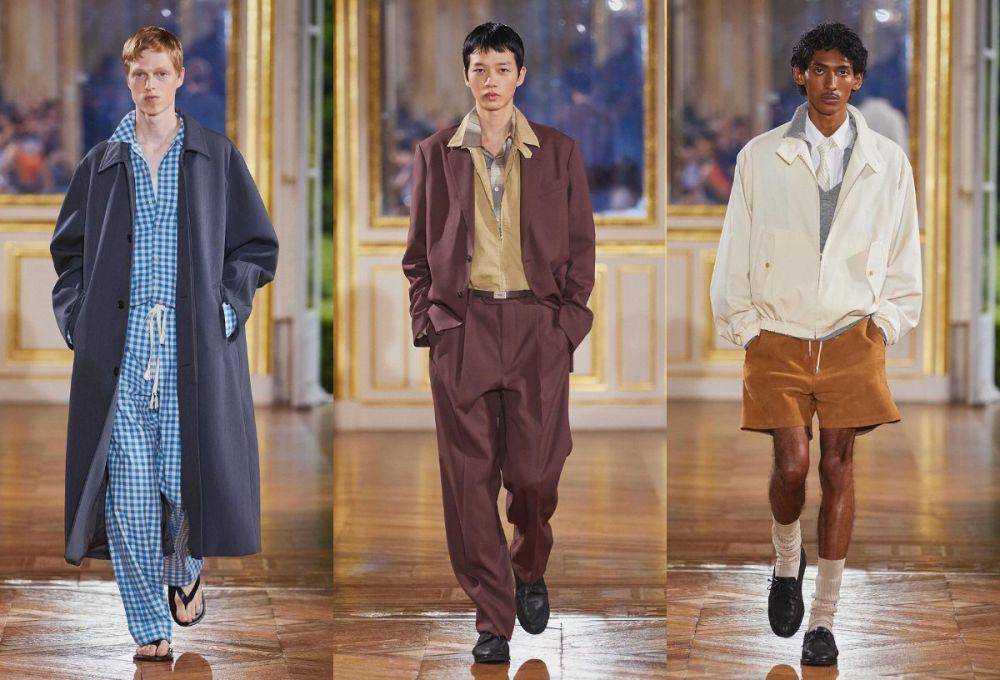 AURALEE S/S '25 di Paris Fashion Week Menswear 2024 (instagram.com/auralee_tokyo)