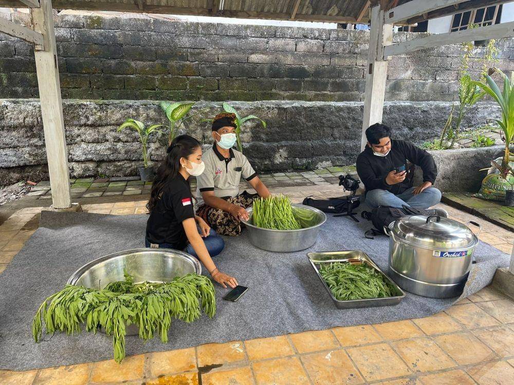 Tahap pembuatan sayur gonda menjadi teh (Dok.IDNTimes/Istimewa)