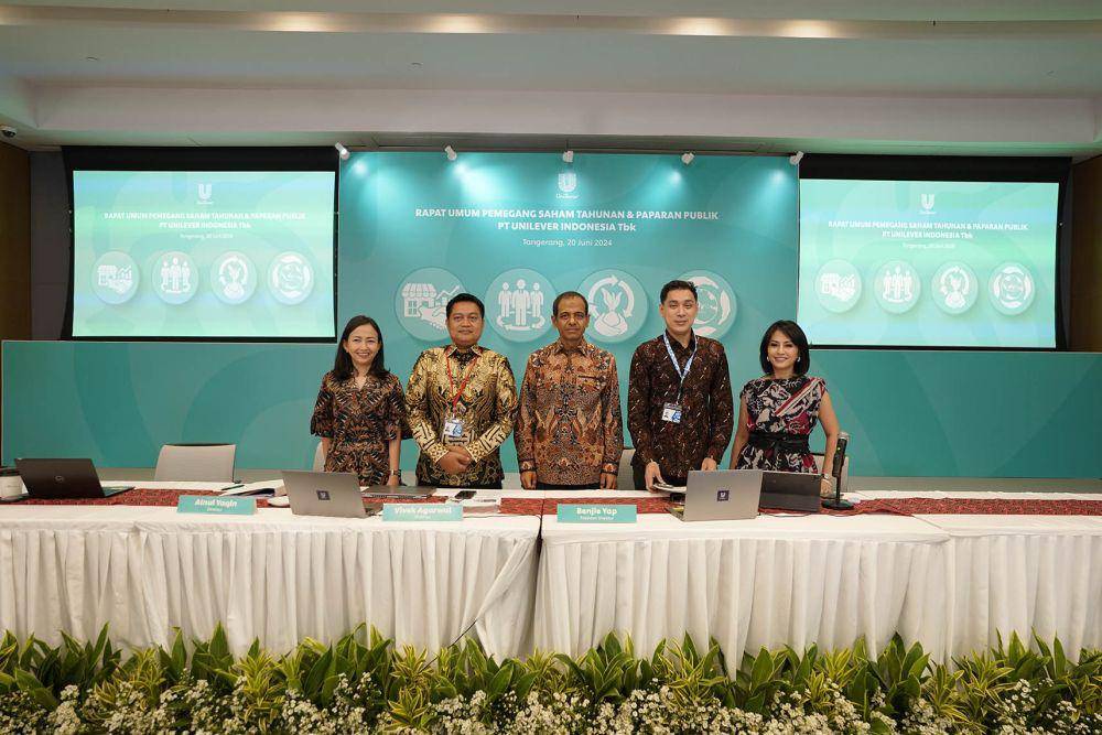 Rapat Umum Pemegang Saham Tahunan (RUPST) PT Unilever Indonesia Tbk (UNVR). (dok. Unilever Indonesia)