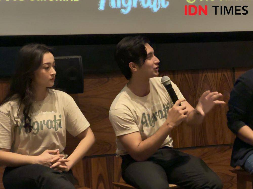 Para pemain film Algrafi di konferensi pers pada Kamis (20/6/2024). (IDN Times/Elizabeth Chiquita)
