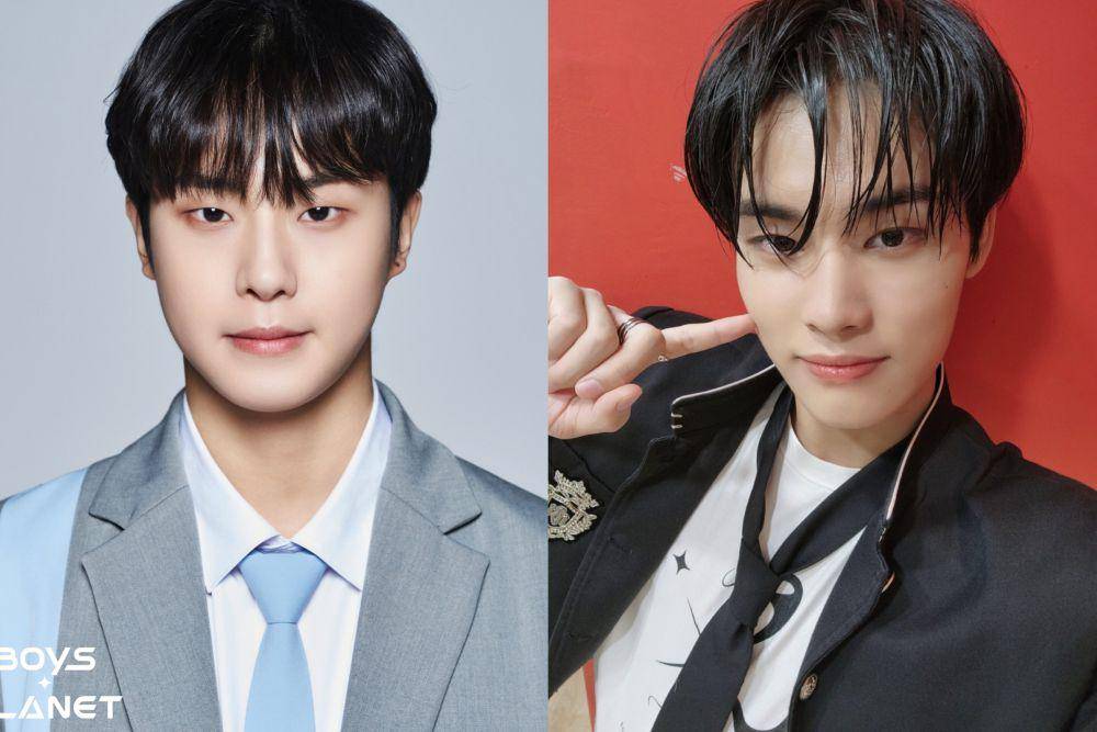potret Park Min Seok (twitter.com/_mnetboysplanet) | potret Yeo Jeong (twitter.com/TO1_members)
