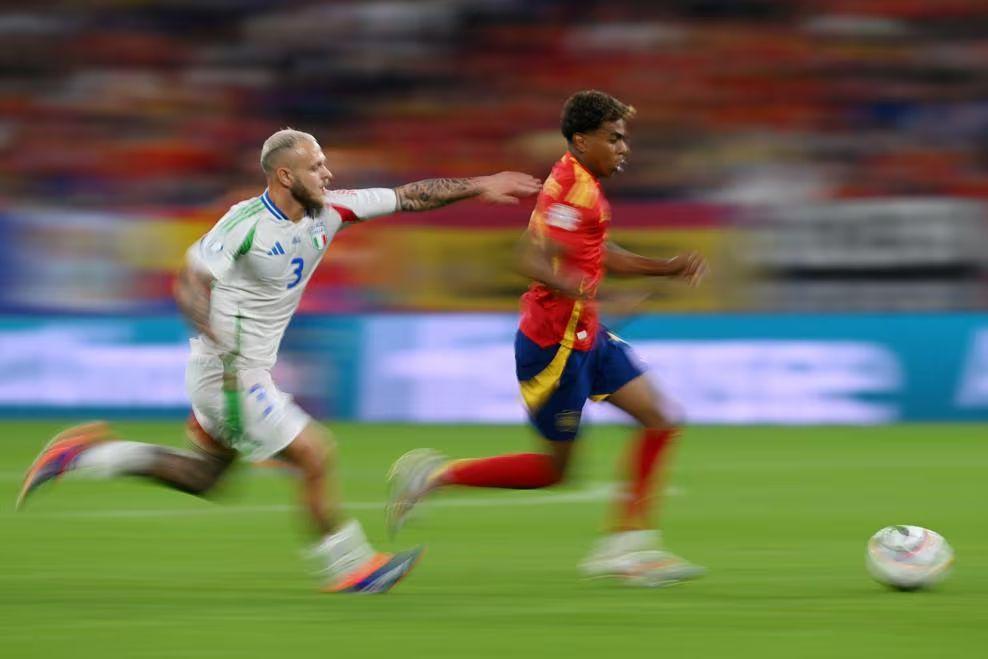 Yamal dan Jamal, Warna Duel Spanyol vs Jerman