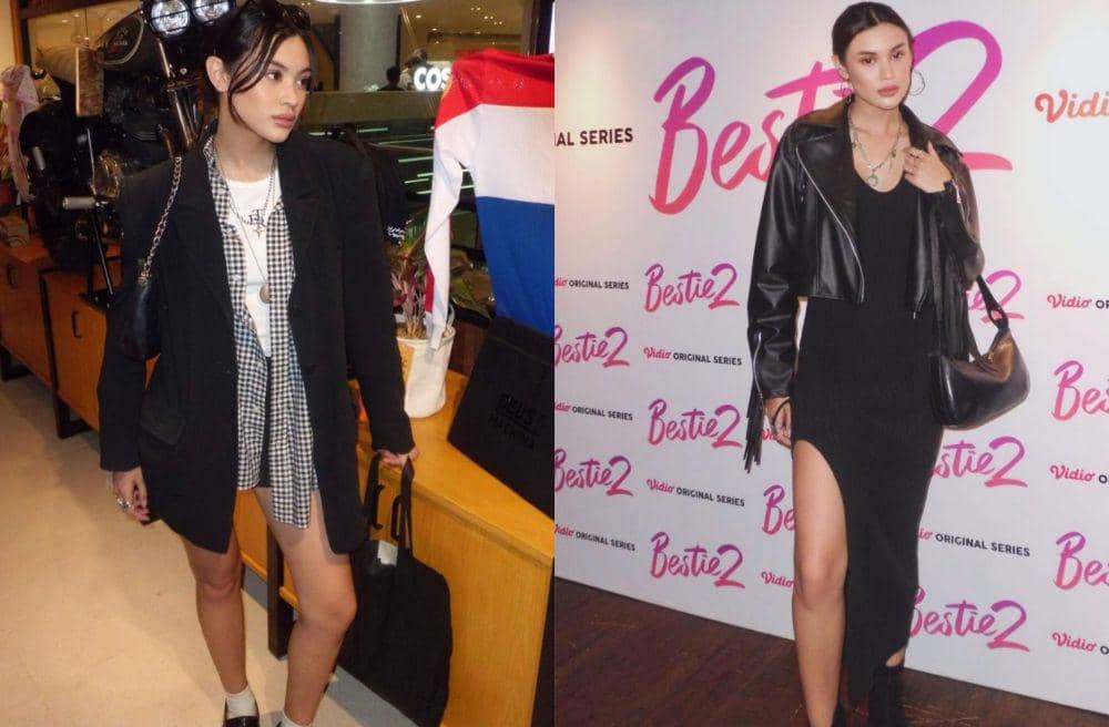 9 Mix and Match Black Outfit ala Naura Hakim, Looks Edgy!