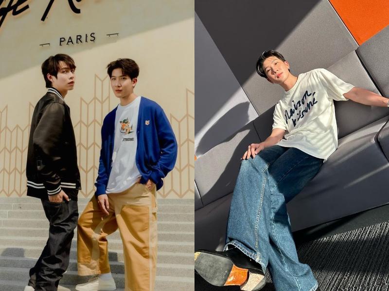 7 Inspirasi OOTD T-Shirt Putih ala Khaotung Thanawat, Makin Catchy!
