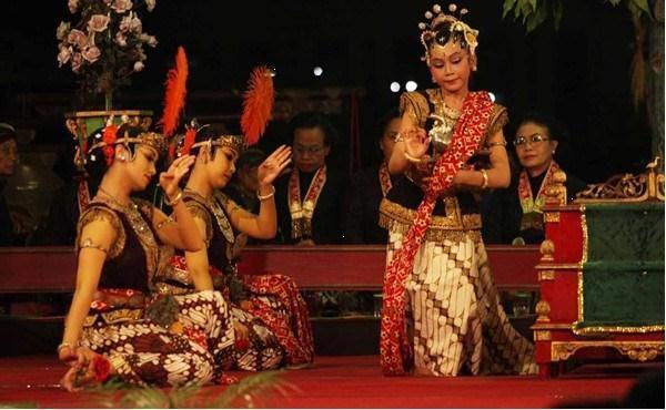 Tari Srimpi Klasik Gaya Jogja, Lambang Empat Arah Mata Angin