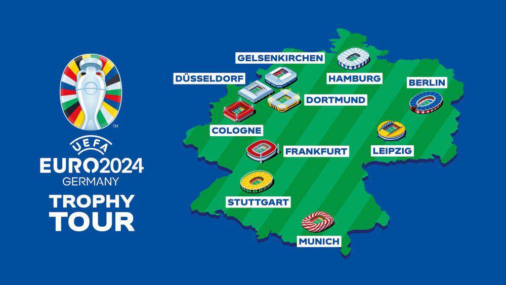 Trophy Tour EURO 2024 ke 10 host cities di Jerman (uefa.com)