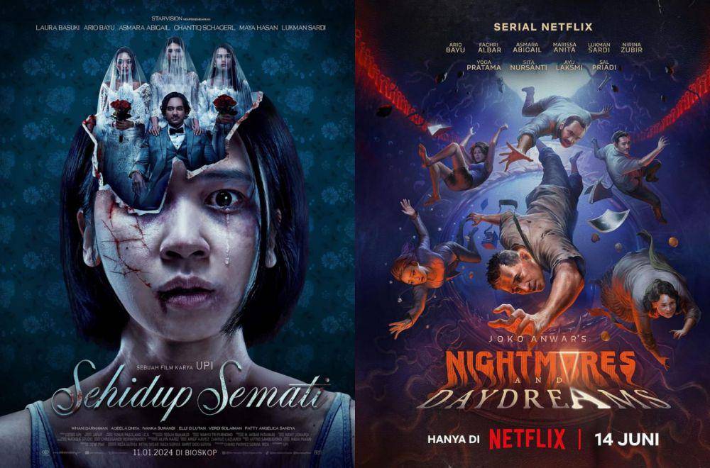 Film dan series Juni 2024 di Netflix (dok. Netflix / Nightmares and Daydreams | dok. Starvision Plus / Sehidup Semati)