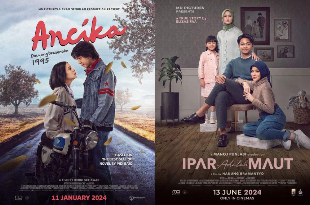 3 Film Produksi MD Pictures yang Tembus 1 Juta Penonton di Awal 2024