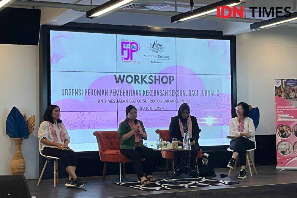 Workshop FJPI dilaksanakan di kantor IDN HQ pada Kamis (20/6/2024). (IDN Times/Restu Rahmah Putri)