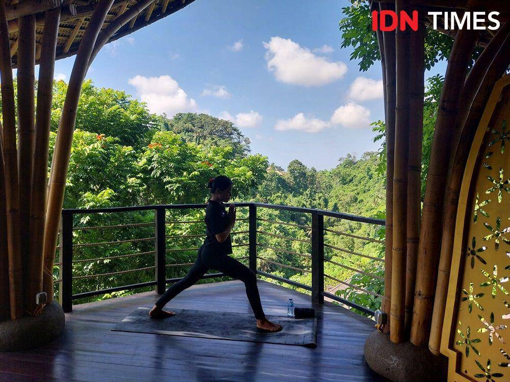 The Kayon Valley Resort di Ubud, Bali (IDN Times/Dwifantya Aquina)