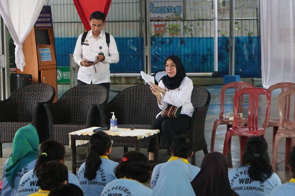 DELIGHT (Dengar-Lihat-Gerak-Hentikan-Tindak) inovasi pelayanan publik digulirkan Kantor Wilayah Kementrian Hukum dan HAM Lampung. (Dok. Kanwil Kemenkumham Lampung).