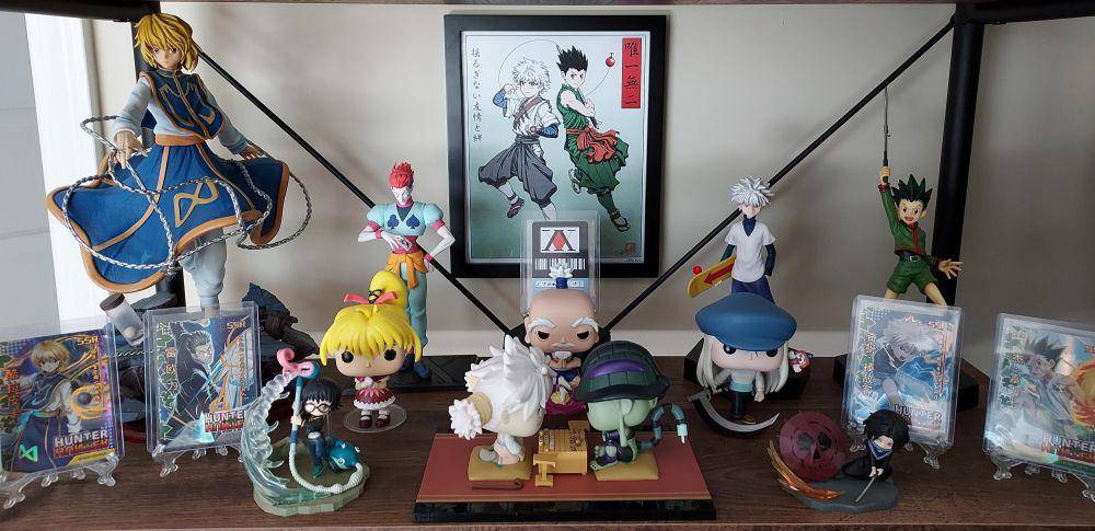 potret koleksi figur Hunter x Hunter (reddit.com/user/DartThrowingBunny)