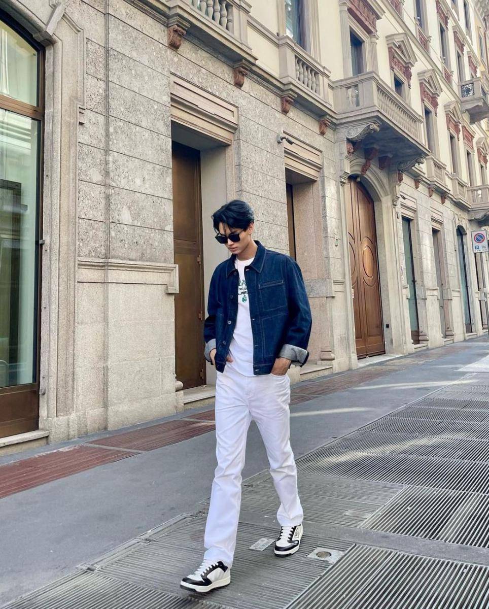 OOTD pakai kacamata ala Win Metawin (instagram.com/winmetawin)