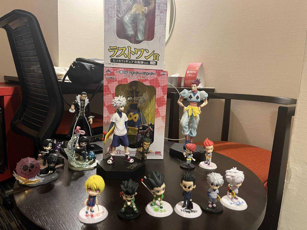 potret koleksi figur Hunter x Hunter (reddit.com/user/Snoo_9379)