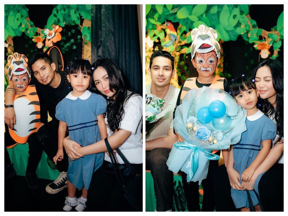 7 Potret Rachel Vennya Hadir di Acara Sang Anak, Kompak Bareng Okin!