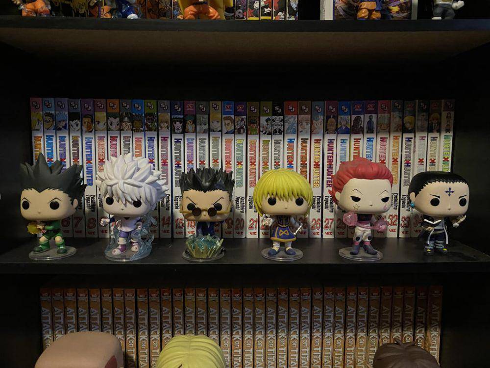 potret koleksi figur Hunter x Hunter (reddit.com/user/ZZcollectz)