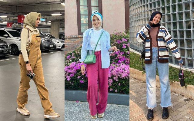8 OOTD Hijab Friendly ala Shadira Firdausi, Kece Buat Hangout!