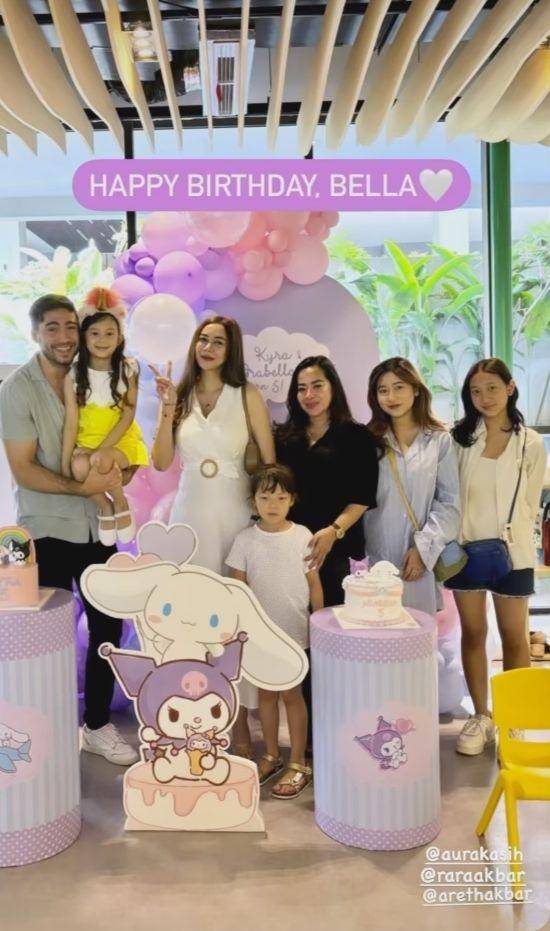 Momen ultah anak Aura Kasih dan Eryck Amaral (Instagram.com/aurakasih)