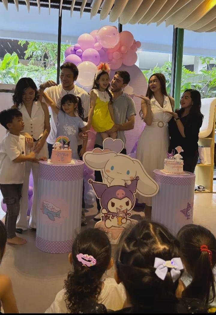 Momen ultah anak Aura Kasih dan Eryck Amaral (Instagram.com/aurakasih)