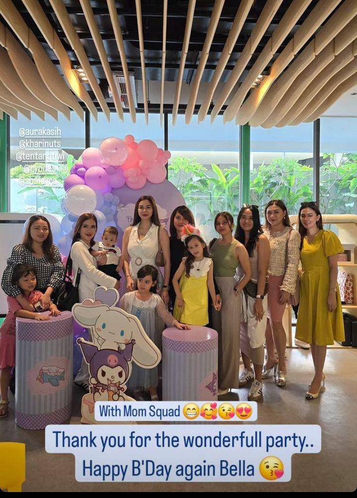Momen ultah anak Aura Kasih dan Eryck Amaral (Instagram.com/aurakasih)