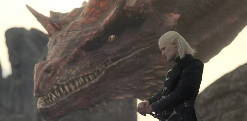 Daemon dan naganya, Caraxes (dok. HBO/House of the Dragon)