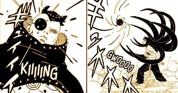 Himawari dan Jura mengadu Bijudama( Dok. Shueisha / Boruto: TBV )