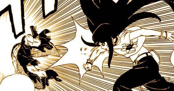 Pukulan Himawari membuat Jura terbang ( Dok. Shueisha / Boruto: TBV )