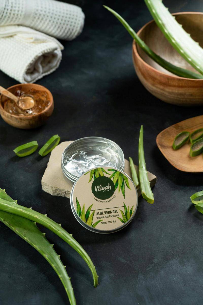 ilustrasi skincare dengan kandungan aloe vera (pexels.com/Vilvah Store)