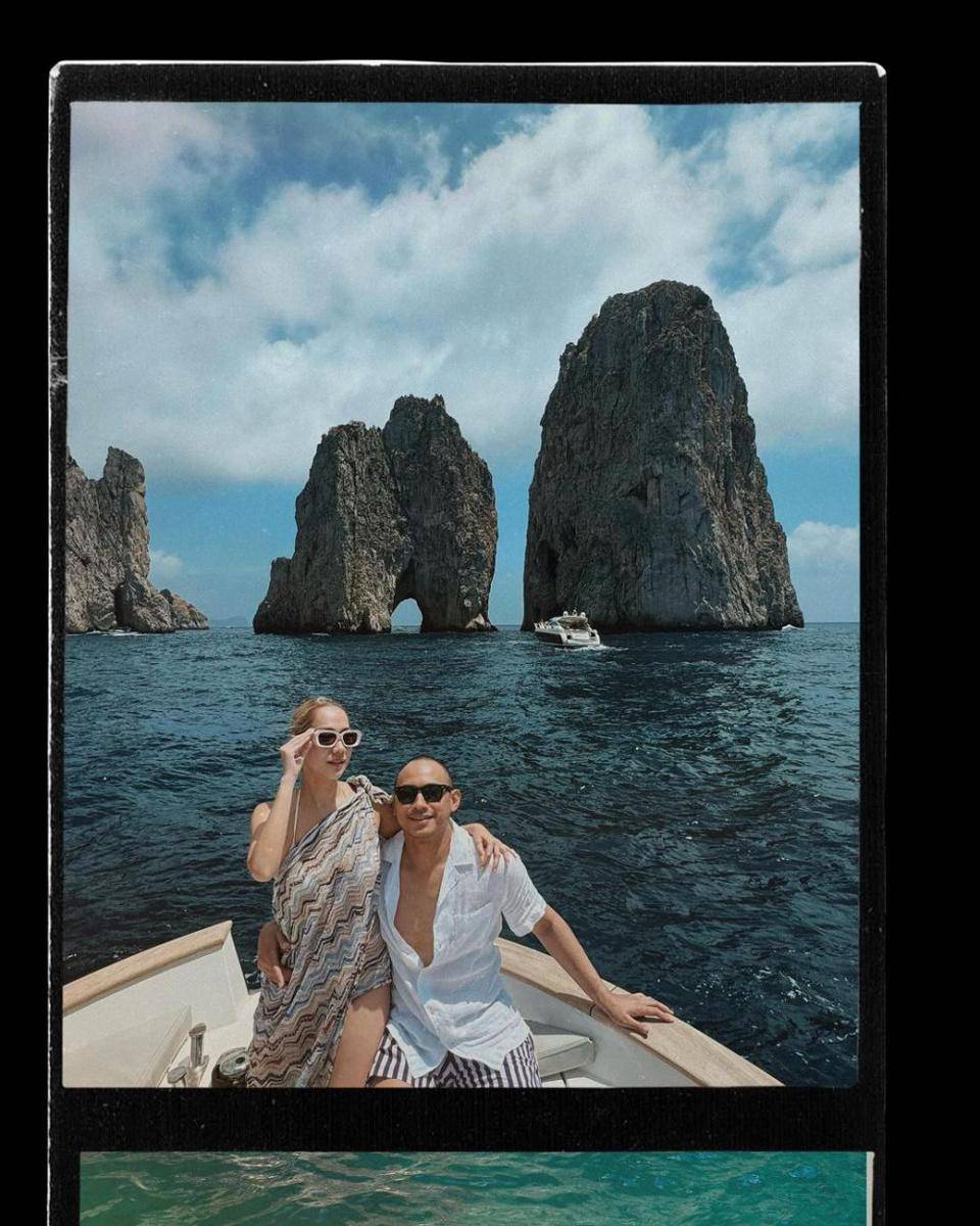 potret BCL dan Tiko di Pulau Capri, Italia (instagram.com/itsmebcl)